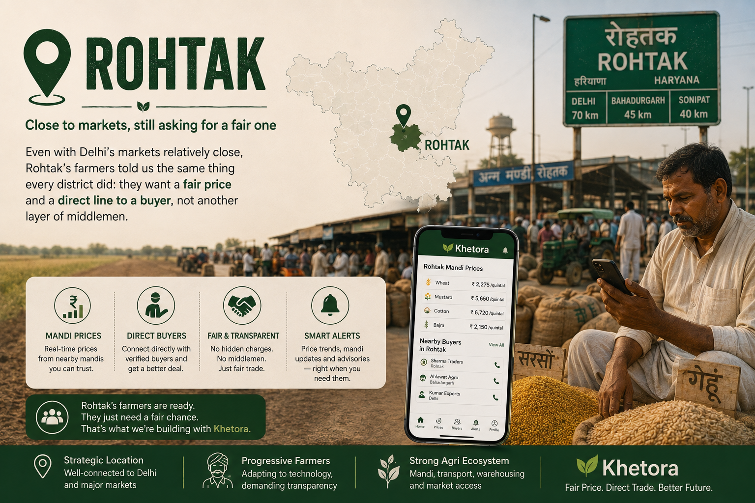 Rohtak village, Haryana